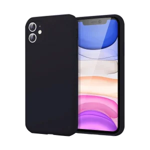 iPhone 11 Kılıf First Silikon - Siyah-(5796) - EMTHBA6907-8538