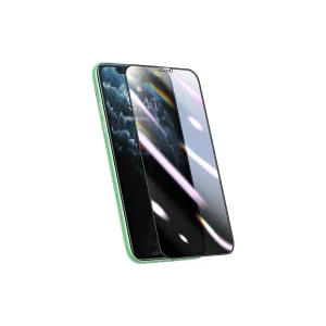 0.25mm İPhone 11 Pro-XS-X Uyumlu 3D Curved Privacy Gizlili Cam Ekran Koruyucu-(5775