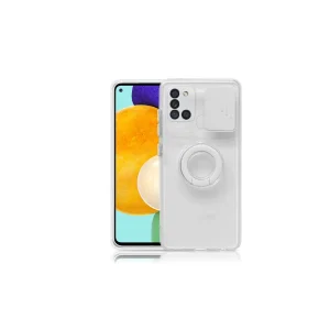 SM Galaxy A21S (SM-A217) Kılıf Sürgülü Kamera Lens Korumalı Yüzük Standlı S - EMTHBA8144-4