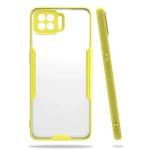Oppo A73 Kılıf Platin Silikon - Sarı-(5796) - EMTHBA1186-6980