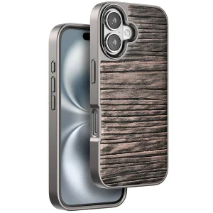 iPhone 16 Wave Kapak - Kahverengi-(5796) - ECR8279-2326