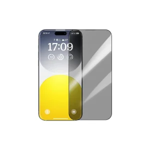 Crystalline iPhone 15 Plus Privacy Hayalet Full Koruma Cam Ekran Koruyucu-(5775) - Bs6183-2438