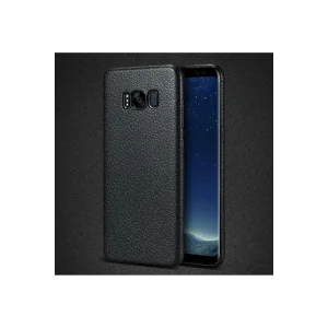 Ally SM Galaxy S8 Deri Dokulu Premium Soft Silikon Kılıf-(5775)