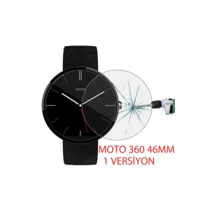 Motorola Moto 360 46mm 1versiyon Kırılmaz Cam Ekran Koruyucu-(5775) - tygo2446-3065
