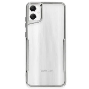 Samsung Galaxy A05 Kılıf Boyi Silikon Kapak - Gümüş-(5796) - EMTHBA7855-6074