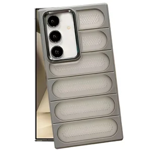 Samsung Galaxy S24 Kılıf Airmax Silikon Kapak - Titan Gri-(5796) - EMTHBA7117-7404