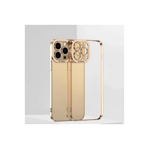 ALLY Fashion Series iPhone 12 Pro Kılıf Renkli Kenar Lazer Çerçeveli Silikon Kı - EMTHBA5707-3