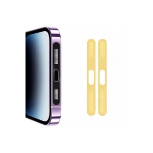 Ally iPhone 14 Pro İçin Anti-Dust Toz Ve Kir Önleyici Sticker 2 Adet Set-(5775) - EMTHBA4308-581