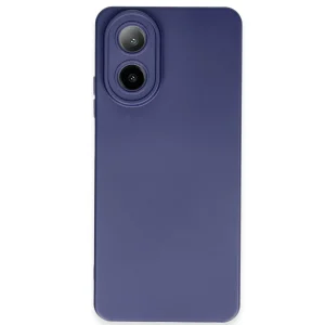 Oppo A38 Kılıf Nano içi Kadife Silikon - Lacivert-(5796) - EMTHBA9417-1969