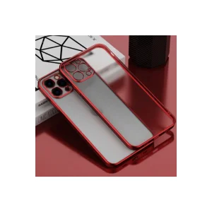 iPhone 11 Pro 5.8inç Renkli Kenar Şeffaf Kılıf Kamera Korumalı Kılıf-(5775) - Bs8085-6164