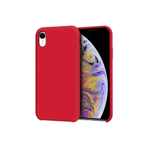 iPhone XR 6.1inch Lansman Kılıf İçi Kadife Soft Silikon Kılıf-(5775) - EMTHBA5033-2382