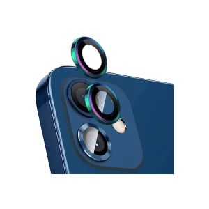 ALLY İphone 12 - 12 Mini 3D Metal Çerçeveli Kamera Lens Koruyucu-(5775)