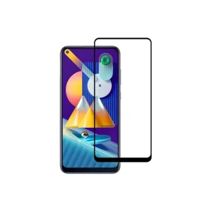 ALLY SM Galaxy M11 Full Glue Tempered Cam Ekran Koruyucu-(5775) - EMTHBA7501-9434