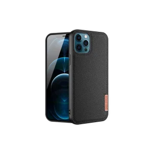 Dux Ducis Fino Serisi iPhone 12 Pro Max Kılıf Premium Dokuma Silikon Kılıf-(5775 - HBY5043-6828
