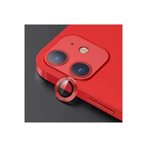 USAMS İPhone 12 - 12 Mini 3D Metal Çerçeveli Kamera Lens Koruyucu-(5775) - EMTHBA4089-5142