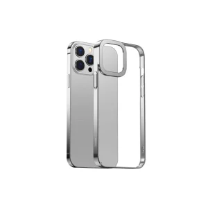 Glitter iPhone 13 Pro Kılıf Renkli Kenar Şeffaf Kılıf-(5775) - EMTHBA5111-8007