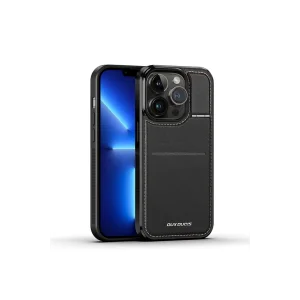 Dux Ducis iPhone 13 Pro Rafi Series MagSafe Premium Deri Kılıf-(5775)