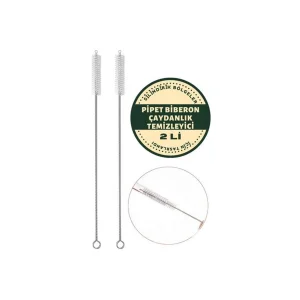HSNET 2 Adet Pipet Emzik Çaydanlık Temizleyici Fırça - EMTHBA9026-5444