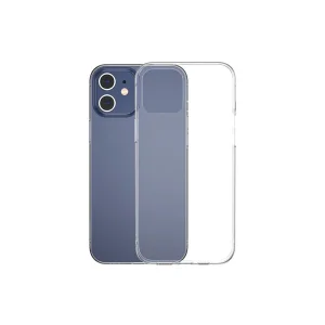 Simple Case İPhone 12 Mini 5.4 İnce Silikon Şeffaf Kılıf-(5775) - EMTHBA3887-3036