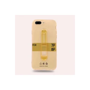 İphone 7 Plusİphone 8 Plus Selfie Yüzüklü Şeffaf Silikon Kılıf-(5775) - EMTHBA8521-4602