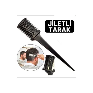HSNET Jiletli Kırık Saç Sakal Düzletme İnceltme Tarağı - EMTHBA2597-3913