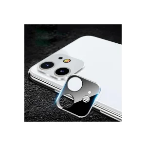 iPhone 11 6.1 İnch 3D Metal Kamera Koruyucu Metal Lens-(5775) - EMTHBA1358-5109