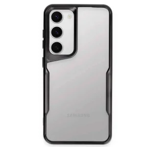 Samsung Galaxy S23 Kılıf Boyi Silikon Kapak - Siyah-(5796) - EMTHBA7088-3627
