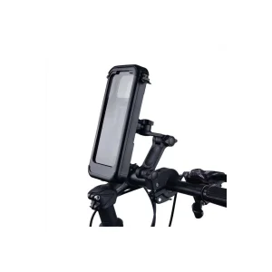 ALLY Motosiklet Bisiklet İçin Su Geçirmez Gidon Bağlantılı Telefon Tutucu-(5775)