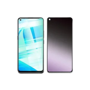 OPPO Realme 7 Pro 3D Full Privacy Gizlilik Tempered Cam Ekran Koruyucu-(5775) - TKNKPSL4935-4493