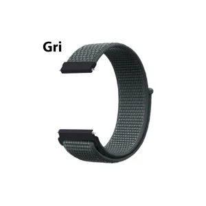 22MM Gear S3 Watch 4 -Gt2 GT2E 46MM Kayış Kordon Lylon Loop-(5775) - EMTHBA4168-2171