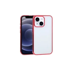 iPhone 13 Mini 5.4inç Lazer Kaplama Renkli Kenar Şeffaf Kılıf-(5775) - Bs7024-7302