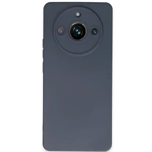Realme 11 Pro Kılıf Nano içi Kadife Silikon - Gri-(5796) - EMTHBA7984-1388