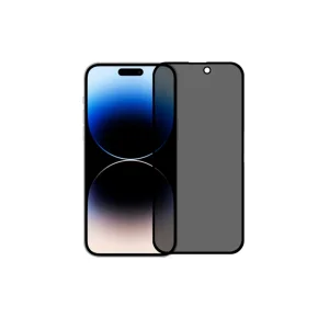 ALLY İPhone 14 Pro 6.1 3D Full Privacy Gizlilik Cam Ekran Koruyucu Anti-Spy-(5775) - EMTHBA6202-12