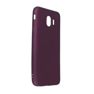 Samsung Galaxy J4 Kılıf First Silikon - Mürdüm-(5796) - EMTHBA4769-7882