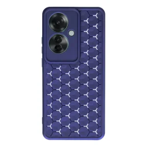 Oppo Reno 11F Kılıf Petek Silikon Kapak - Lacivert-(5796) - EMTHBA3355-3217