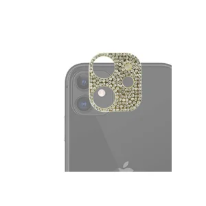 ALLY İPhone 11 Kamera Koruyucu Lens Diamond Taş İşlemeli-(5775) - EMTHBA9058-8943