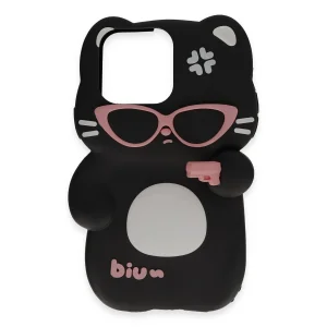 iPhone 15 Pro Max Kılıf Poky Karakter Silikon Kapak - Desen 1-(5796) - EMTHBA3322-6752