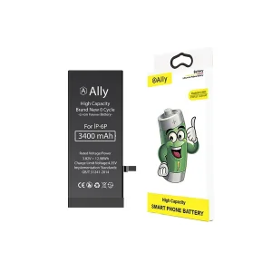 ALLY iPhone 6 Plus 3400 Mah Yüksek Kapasiteli Pil Batarya-(5775)