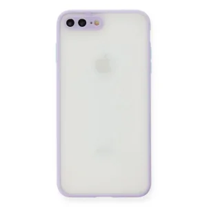iPhone 7 Plus Kılıf Montreal Silikon Kapak - Mor-(5796) - MEET9014-9665