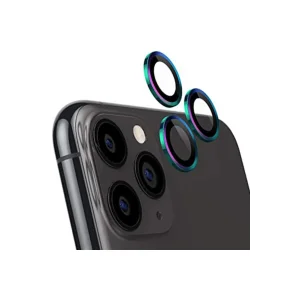 ALLY İphone 12 Pro 3D Metal Çerçeveli Kamera Lens Koruyucu-(5775) - EMTHBA6969-6242