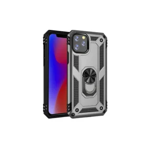 Ally iPhone 11 Pro Max 6.5inch Yüzüklü Kılıf Armor Shockproof Ring kılıf-(577 - EMTHBA6484-7