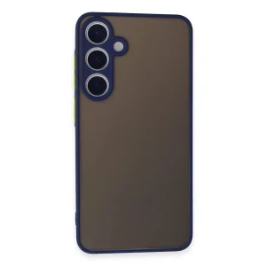 Samsung Galaxy S24 Kılıf Montreal Silikon Kapak - Lacivert-(5796) - EMTHBA3510-2085