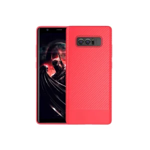 Ally SM Galaxy Note 8 Carbon Fiber Dokulu Premium Soft Silikon Kılıf-(5775) - EMTHBA5500-8962