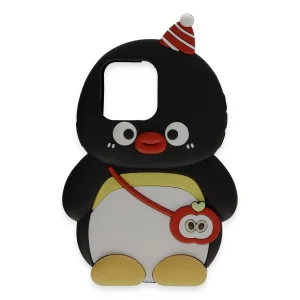 iPhone 15 Pro Kılıf Poky Karakter Silikon Kapak - Desen 12-(5796) - EMTHBA9212-2797