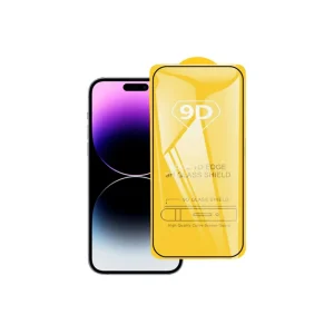 Ally iPhone 14 Pro 6.1 Full Glue-Tempered Cam Ekran Koruyucu-(5775) - EMTHBA4792-2410