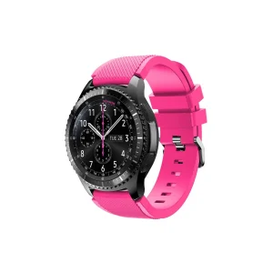 22MM Gear S3 Watch 4 -GT2 GT2E 46MM KayışKordon Silikon Kayış Kordon-(5775) - EMTHBA6837-7503