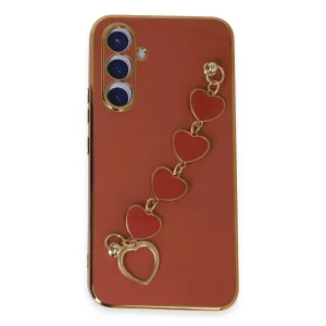 Samsung Galaxy A54 5G Kılıf Esila Silikon - Kırmızı-(5796) - EMTHBA5787-4964