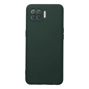 Oppo Reno 4 Lite Kılıf Nano içi Kadife Silikon - Koyu Yeşil-(5796) - EMTHBA3949-4742