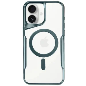 iPhone 16 Plus Kılıf Boyi Magsafe Silikon Kapak - Turkuaz-(5796) - EMTHBA6306-3859