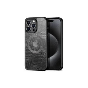 Dux Ducis iPhone 15 Pro Max Aimo Series MagSafe Premium Buzlu Sert PC-TPU Kılıf-(5 - EMTHBA4601-5